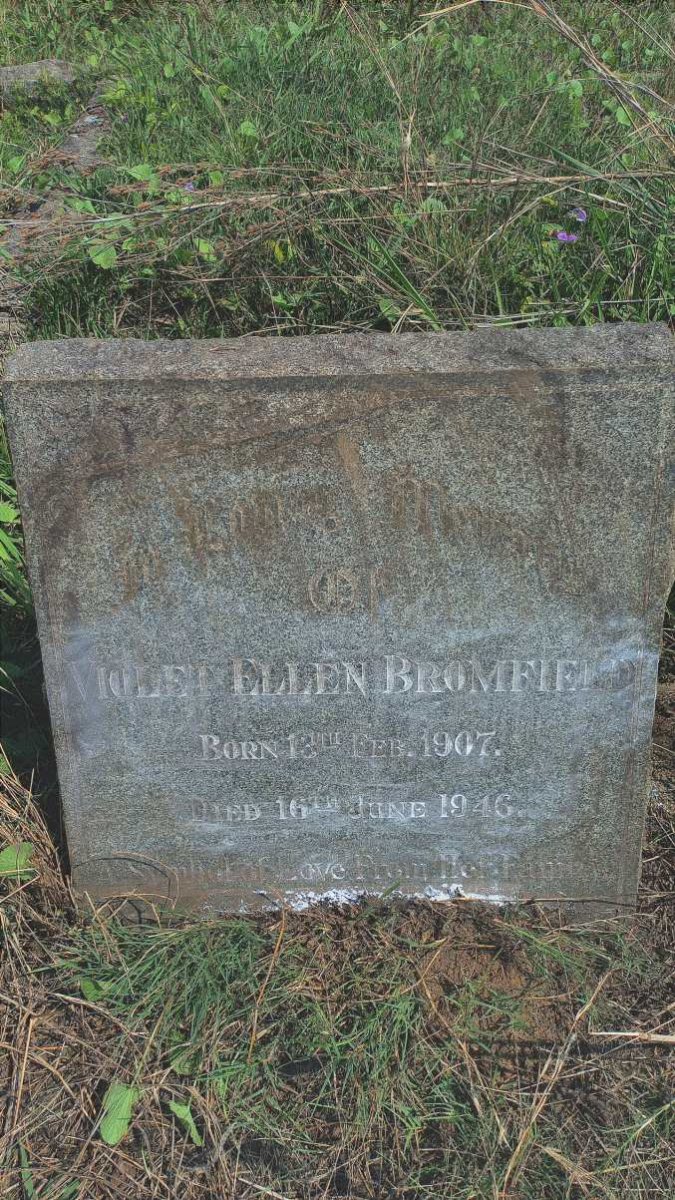 BROMFIELD Violet Ellen 1907-1946