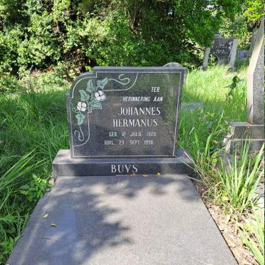 BUYS Johannes Hermanus 1920-1996