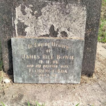 BOWIE James Hill -1934 & Florence Ada -1955