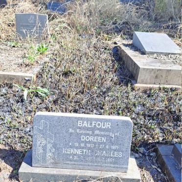 BALFOUR Kenneth Charles 1911-2001 & Doreen 1913-1971