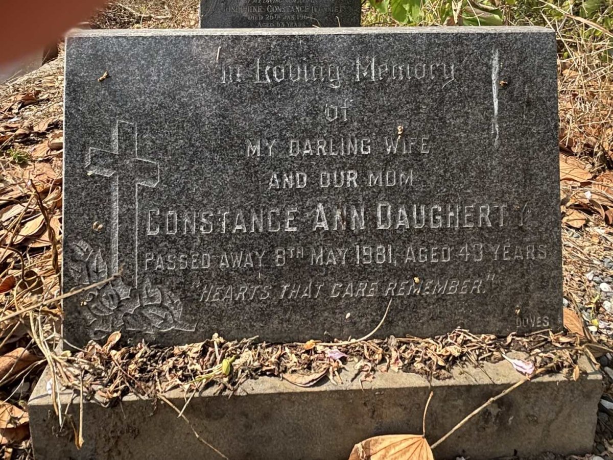 DAUGHERTY Constance Ann -1981
