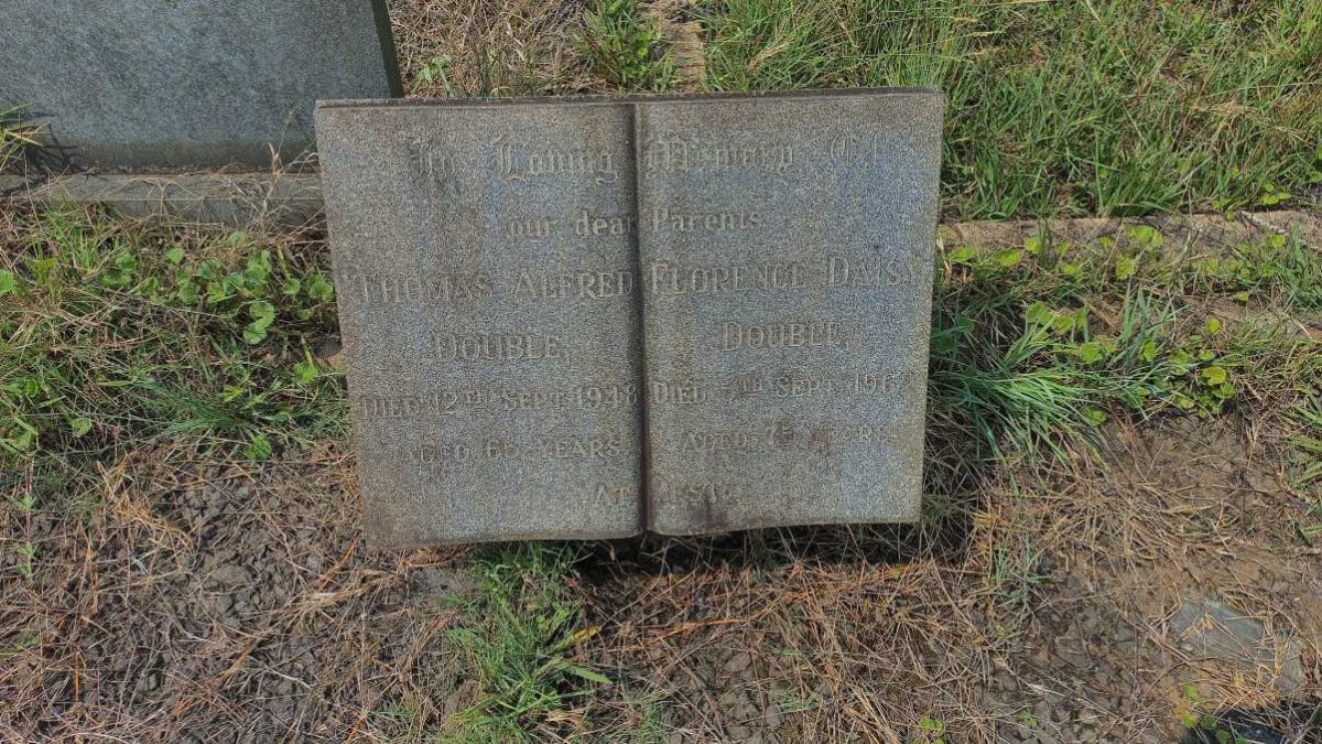 DOUBLE Thomas Alfred -1948 & Florence Daisy -1962