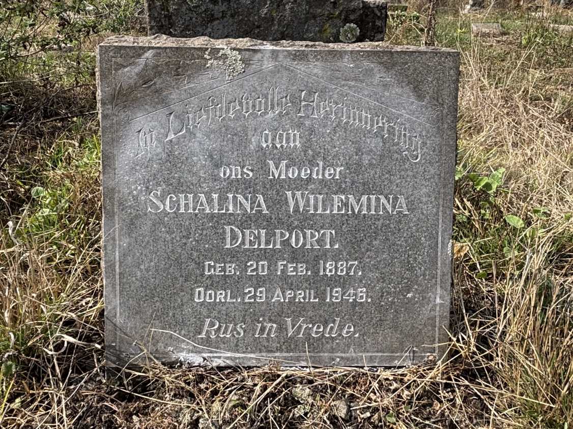 DELPORT Schalina Wilemina 1887-1946