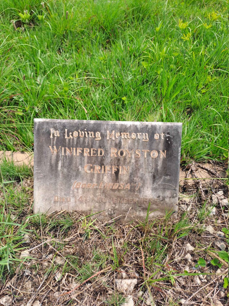 GRIFFIN Winifred Royston nee LINDSAY -1935