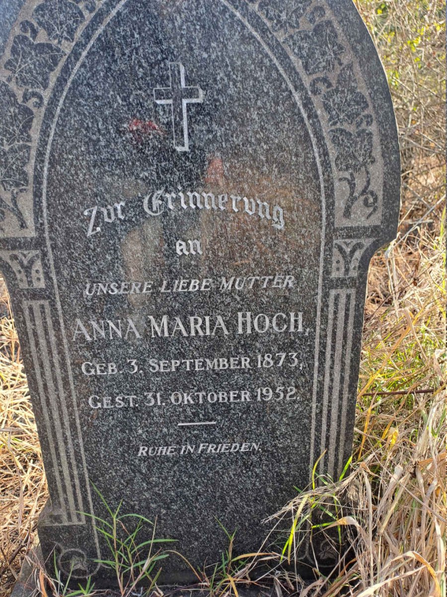 HOCH Anna Maria 1873-1952