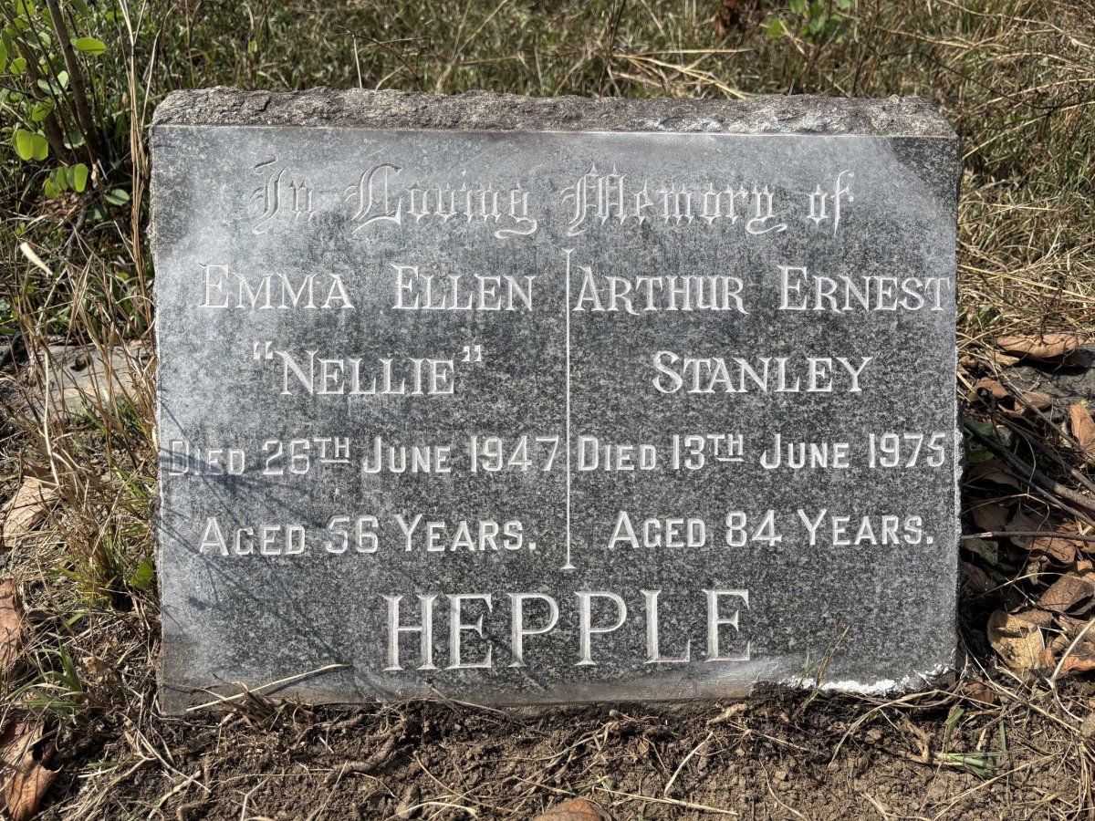 HEPPLE Arthur Ernest  Stanley -1975 & Emma Ellen -1947