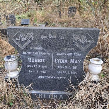 KLOKA Robbie 1916-1982 & Lydia May 1918-2000