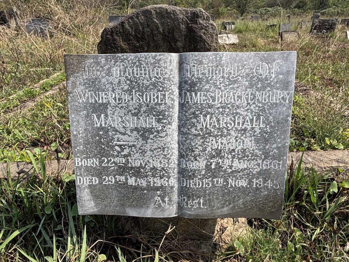 MARSHALL James Brackenbury 1861-1945 & Winifred Isobel 1882-1960