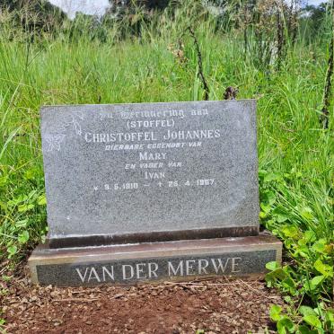 MERWE Christoffel Johannes, van der 1910-1967