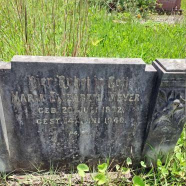 MEYER Maria Elizabeth 1872-1940
