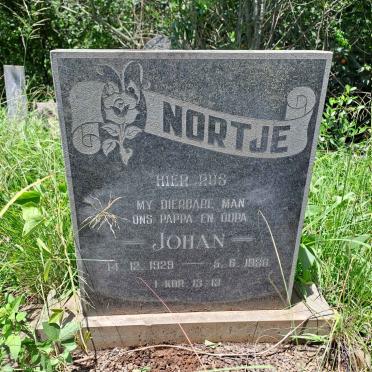 NORTJE Johan 1929-1986