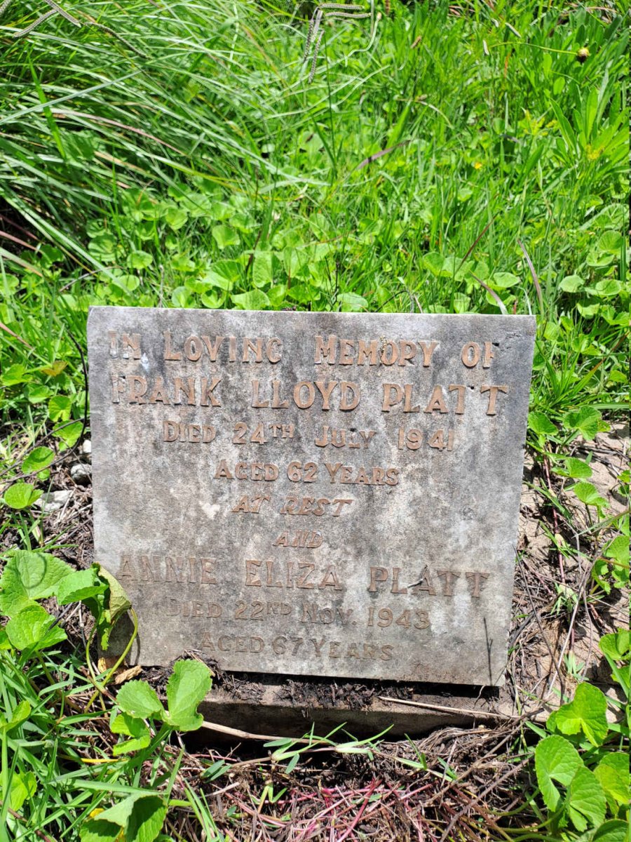 PLATT Frank Lloyd -1941 & Annie Eliza -1943