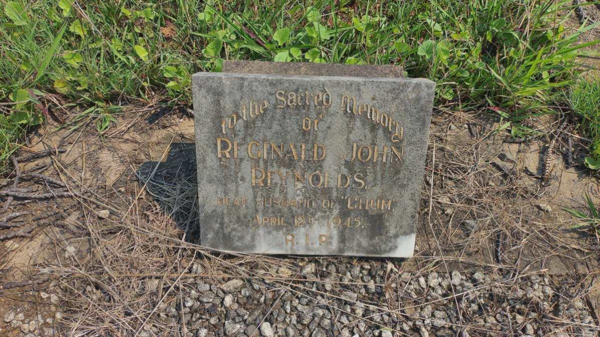REYNOLDS Reginald John -1945