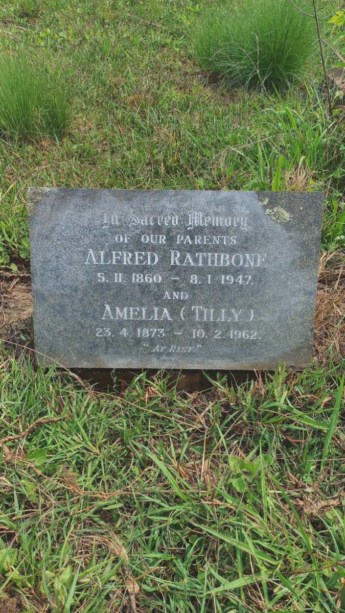 RATHBONE Alfred 1860-1947 & Amelia 1873-1962