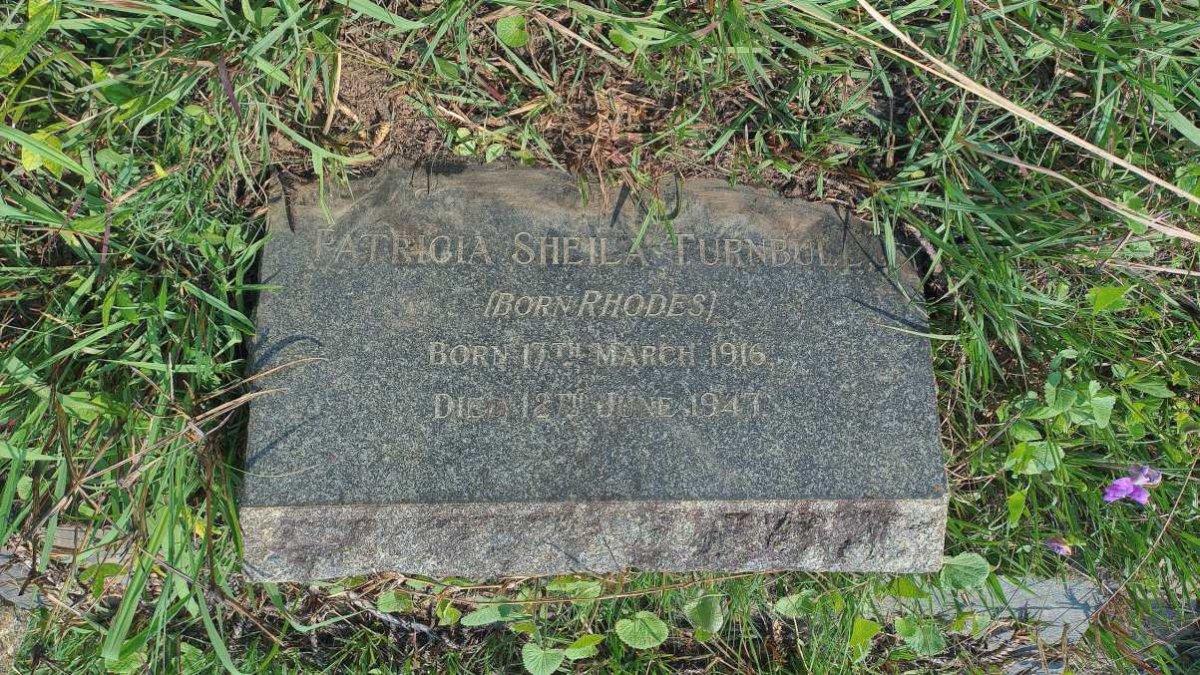 TURNBULL Patricia Sheila nee RHODES 1916-1947