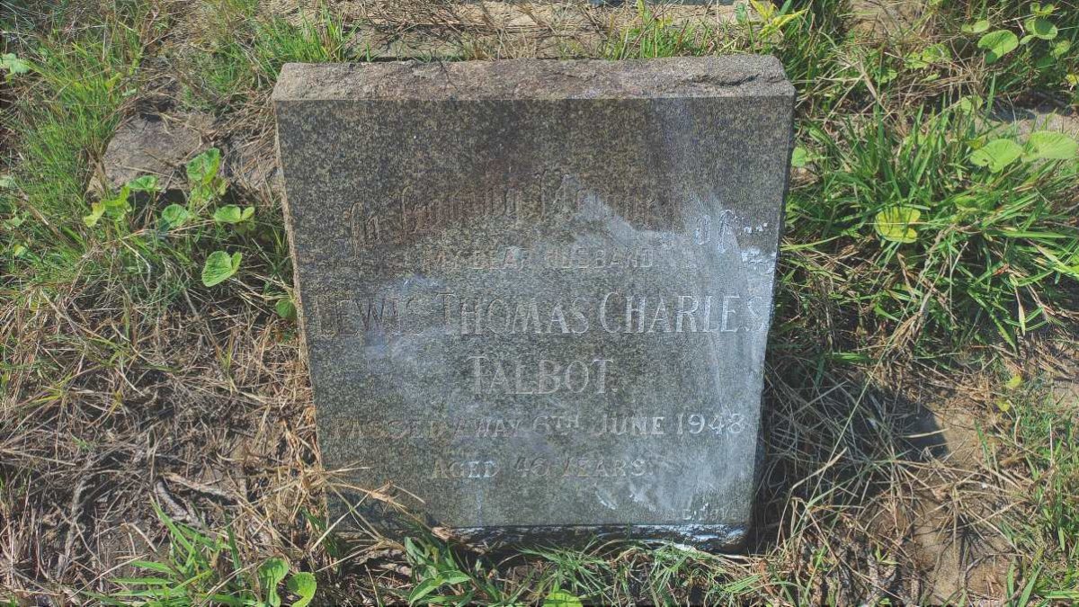 TALBOT Lewis Thomas Charles -1948