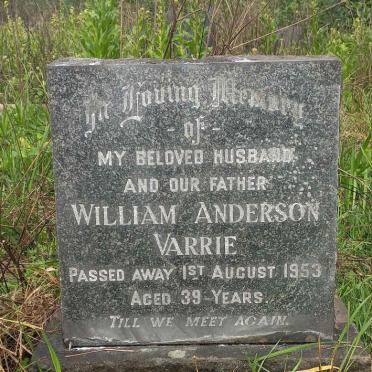 VARRIE William Anderson -1953