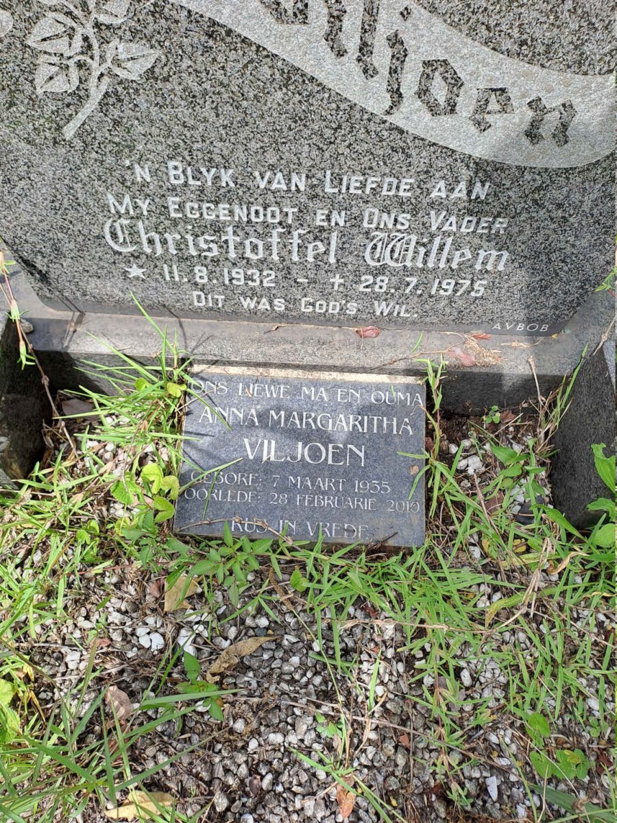 VILJOEN Anna Margaritha 1935-2010
