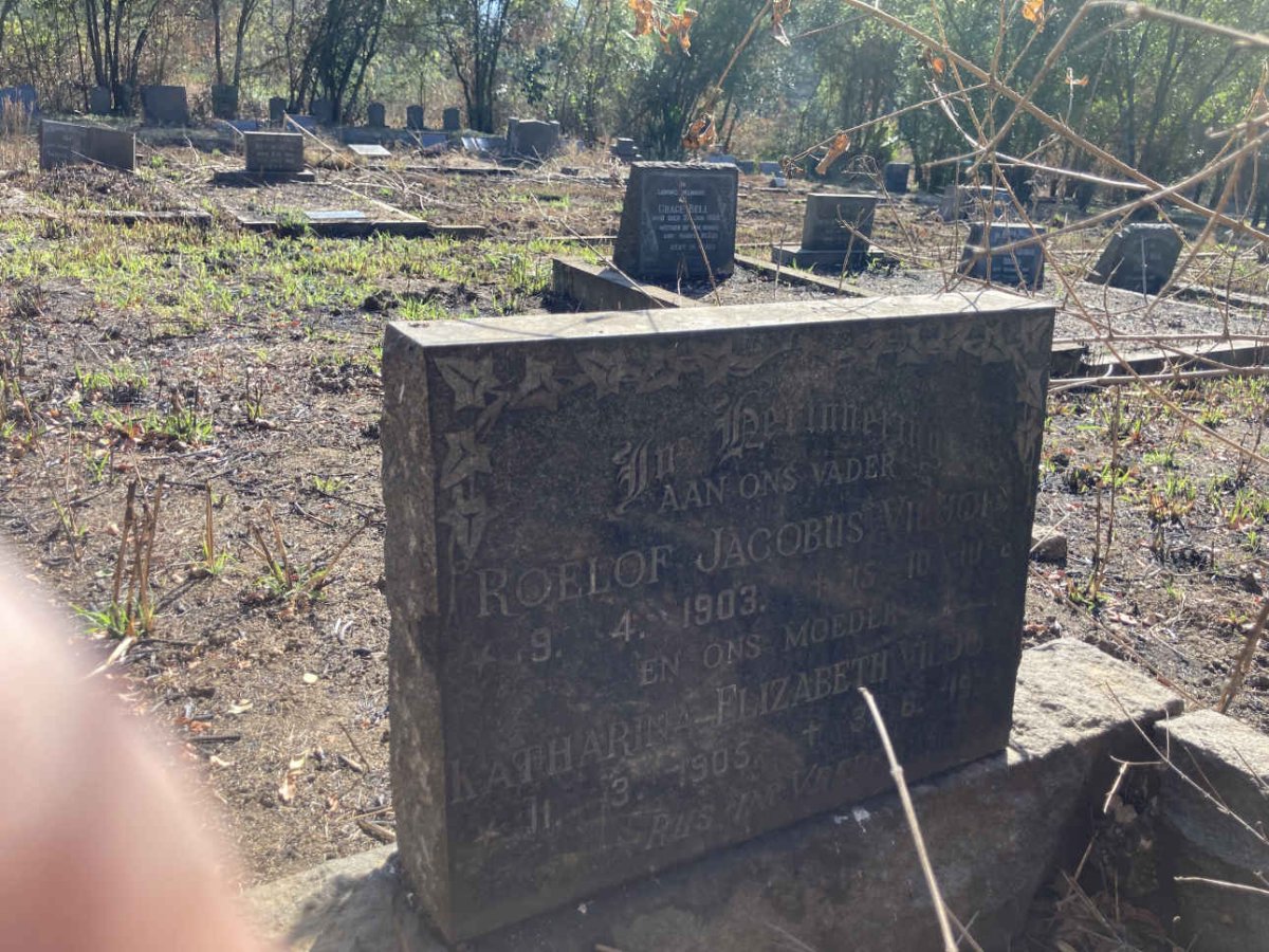VILJOEN Roelof Jacobus 1903-? & Katharina Elizabeth 1905-?