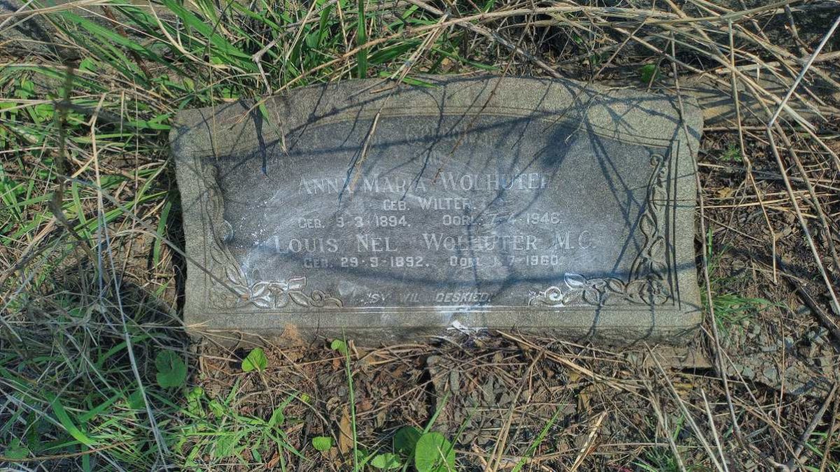 WOLHUTER Louis 1892-1960 & Anna Maria WILTER 1894-1946