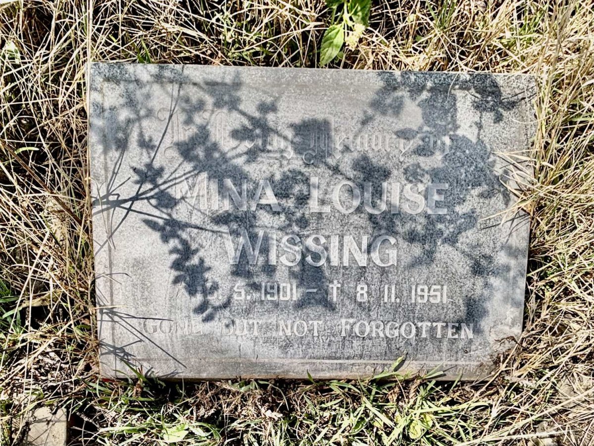 WISSING Mina Louise 1901-1951