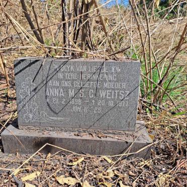 WEITSZ Anna M.S.C. 1898-1977