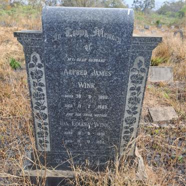 WINK Alfred James 1888-1949 & Ida Louisa 1896-1964