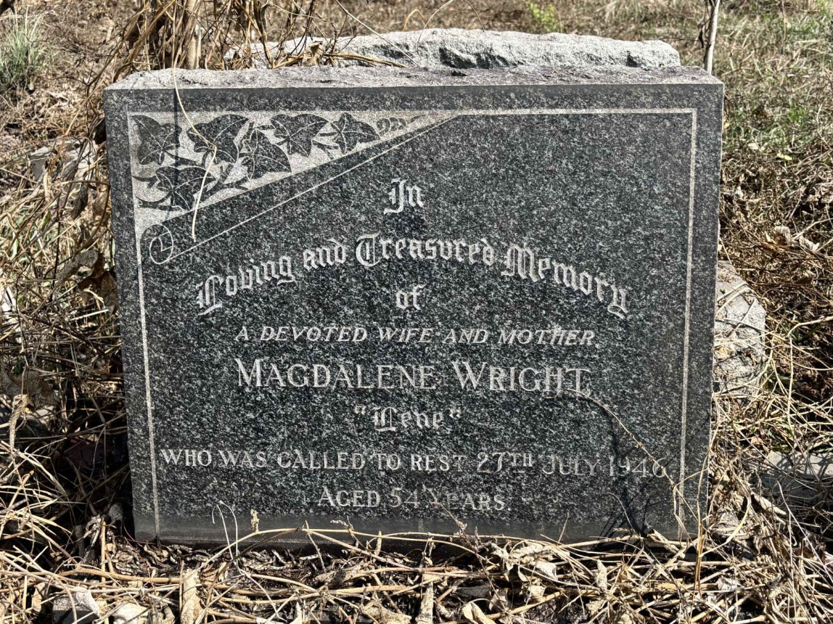 WRIGHT Magdalene -1946