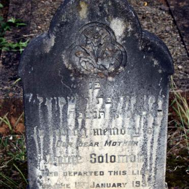 SOLOMON Annie -1931