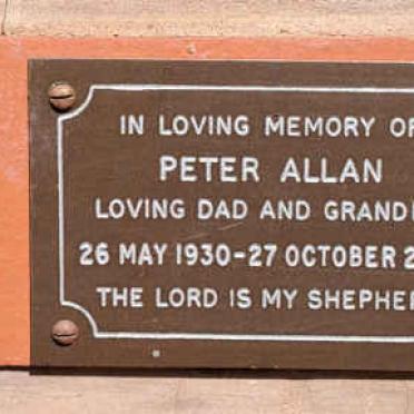 ALLAN Peter 1930-2016