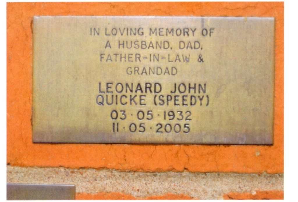 QUICKE Leonard John 1932-2005