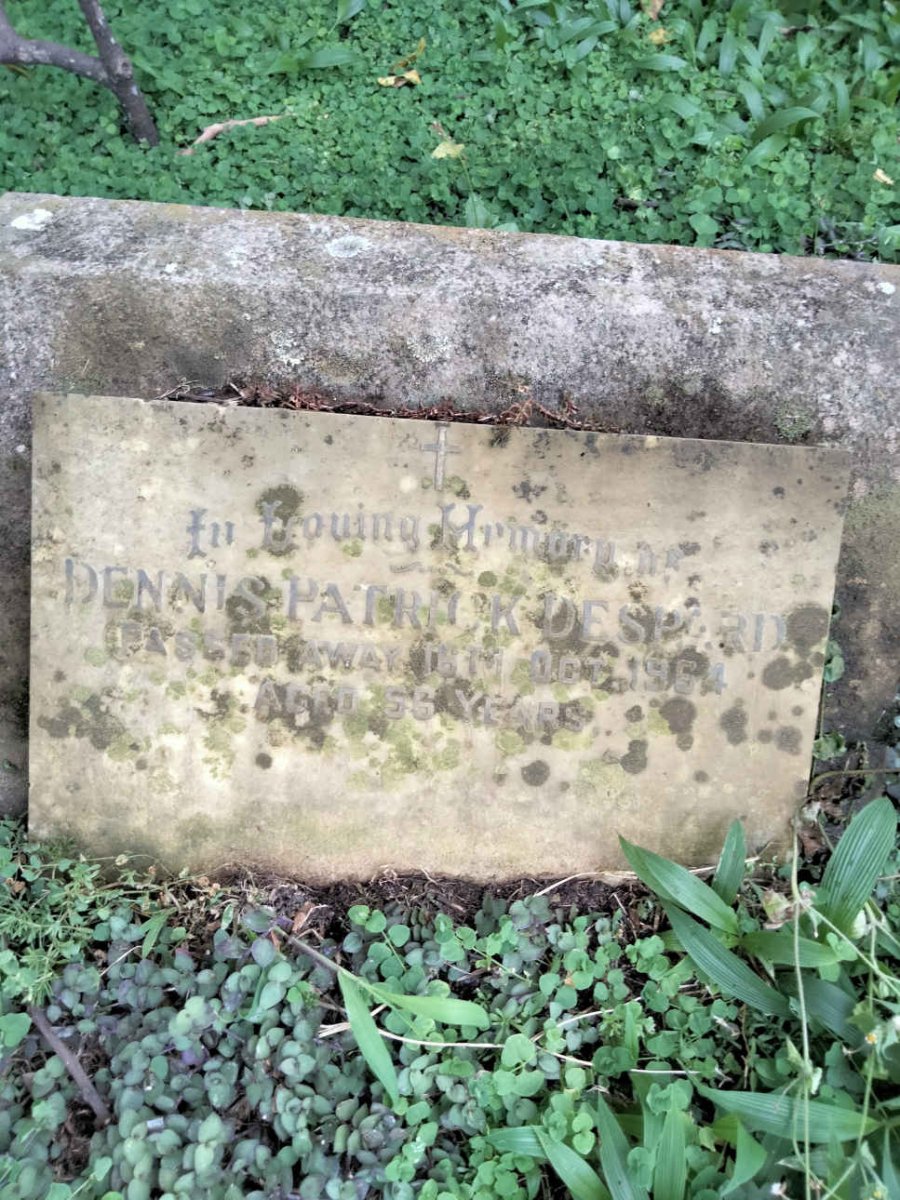 DESPARD Dennis Patrick -1964