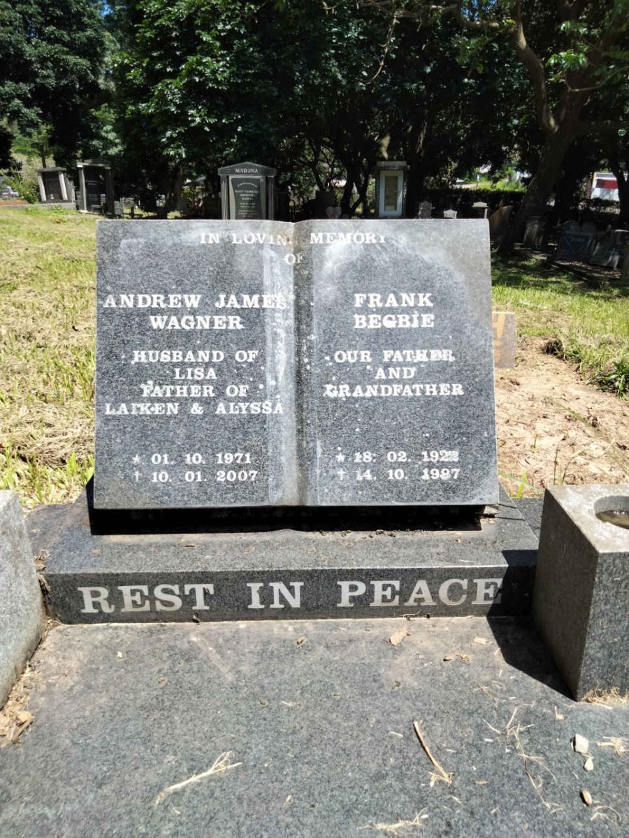 BEGBIE Frank 1922-1997 :: WAGNER Andrew James 1971-2007