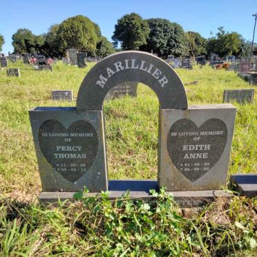 MARILLIER Percy Thomas 1928-2013 & Edith Anne 1935-2003