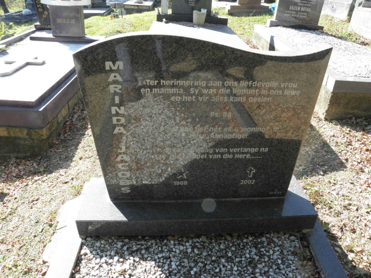 JACOBS Marinda 1969-2002