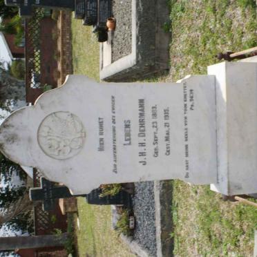 DEHRMANN J.H.H. 1883-1935
