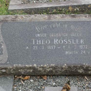 ROSSLER Theo 1897-1972