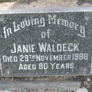 WALDECK Janie -1988