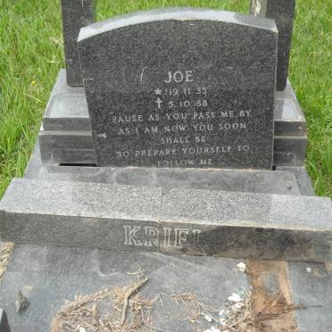 KRIEL Joe 1935-1988