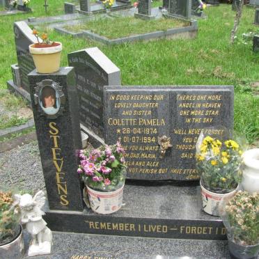 STEVENS Collette Pamela 1974-1994