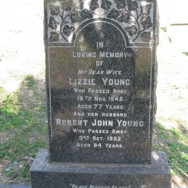 YOUNG Robert John -1952 &amp; Lizzie -1946