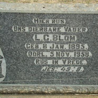 BLOM L.C. 1895-1958