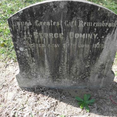 DOMINY George -1929