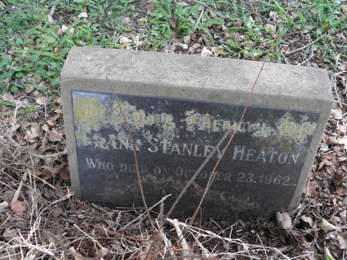 HEATON Frank Stanley -1962