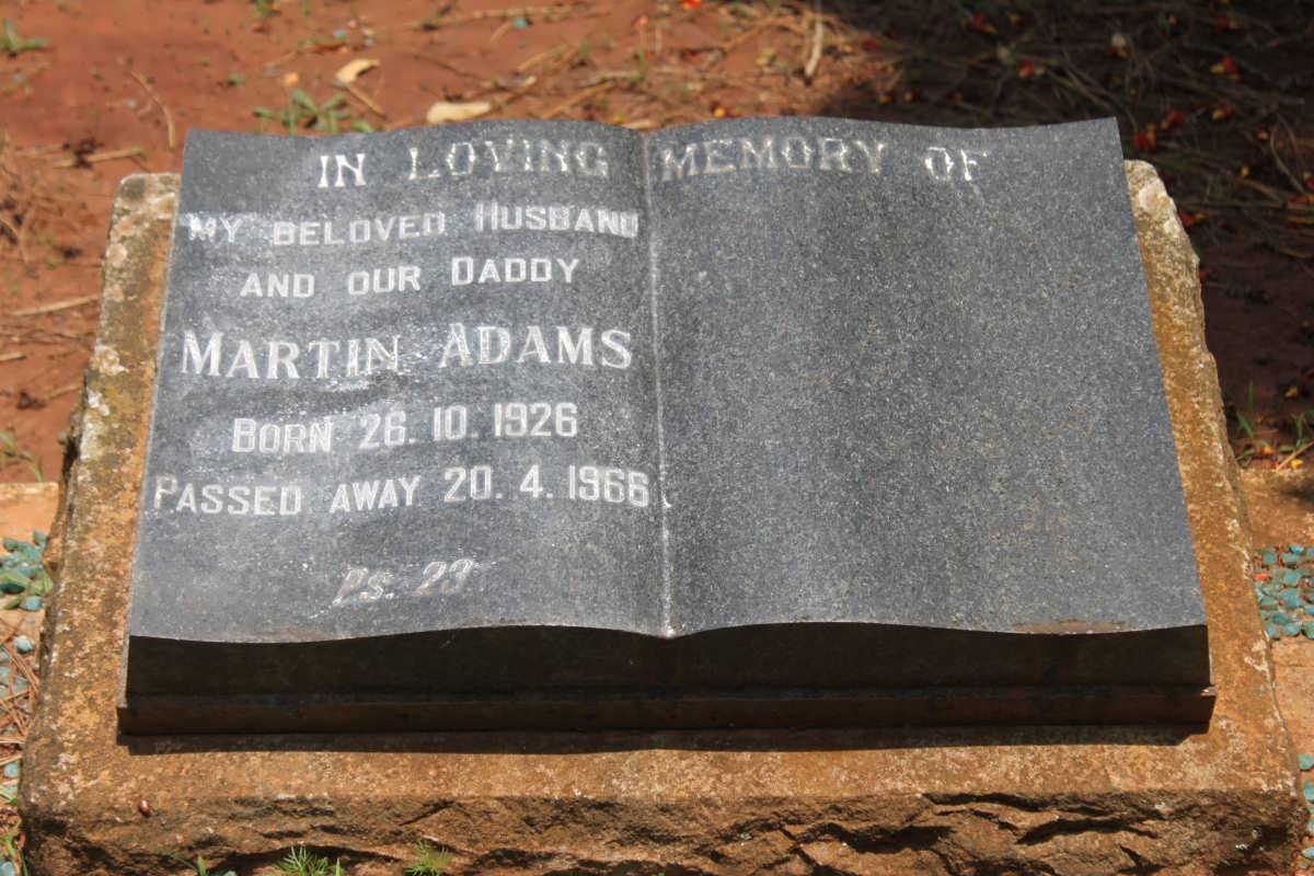 ADAMS Martin 1926-1966