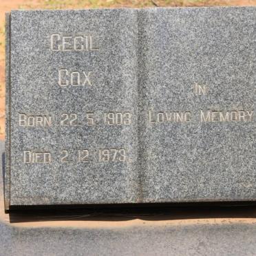 COX Cecil 1903-1973