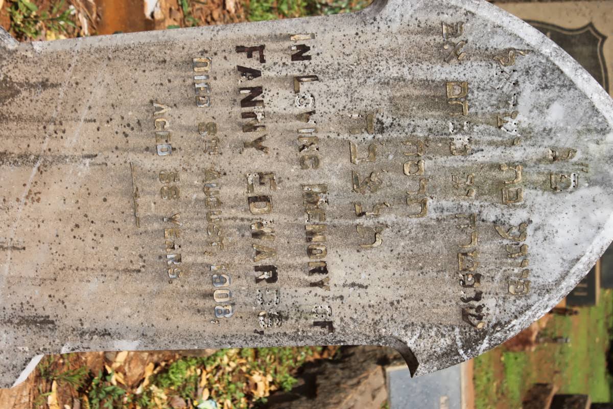 EDWARDS Fanny -1908