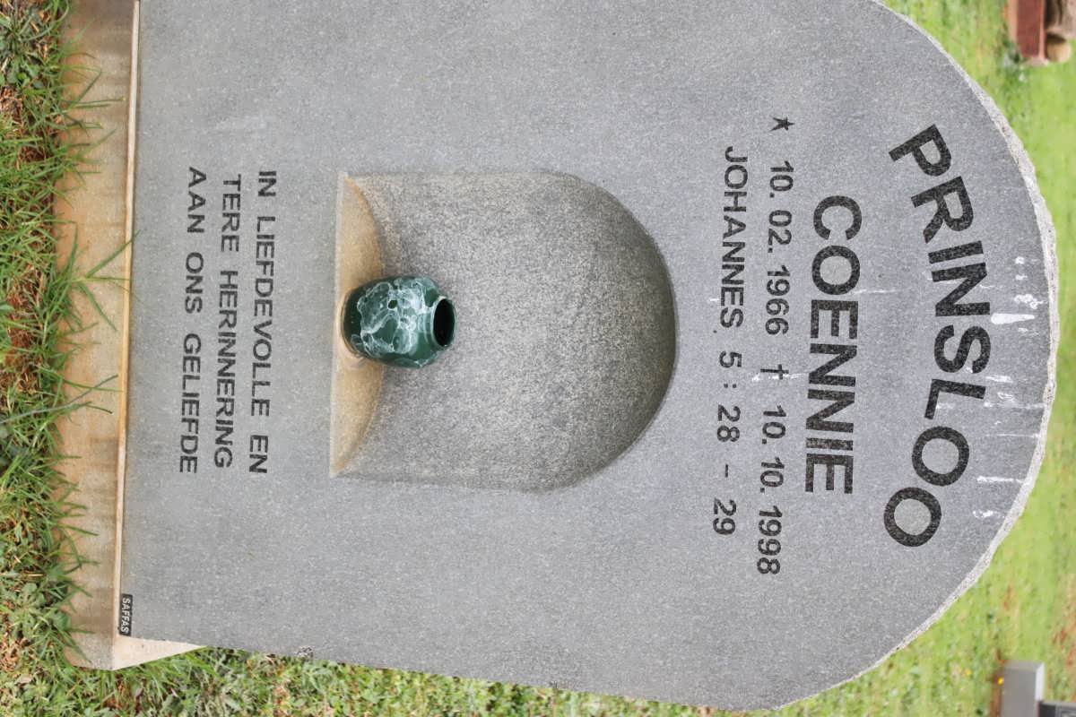 PRINSLOO Coennie 1966-1998