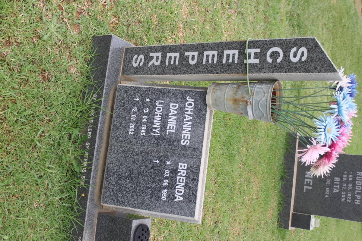 SCHEEPERS Johannes Daniel 1945-2002 &amp; Brenda 1950-