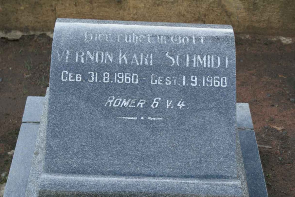 SCHMIDT Vernon Karl 1960-1960